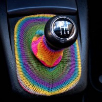 Knitted VW Passat Gearbag