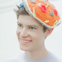 Knitted Pizza Hat