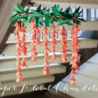 How-To: Paper Flower Chandelier