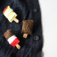 Felt Popsicle Brooch