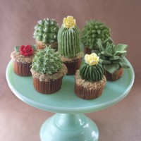DIY Cactus Cupcakes