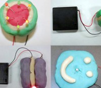 Today on Maker Camp: Squishy Circuits and Wearable Tech