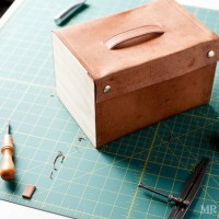 How-To: Leather and Wood Lunchbox