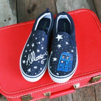 Inspiration: Doctor Who-Inspired TARDIS Shoes