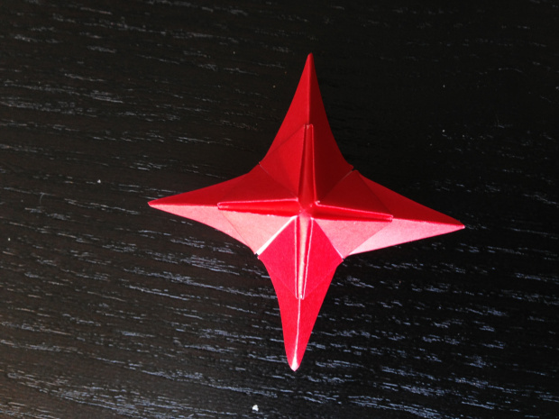 Origami Spike Ball Step 7