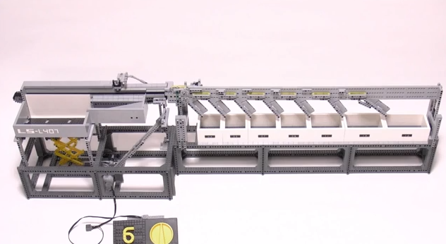 Lego Automatic Beam Sorter