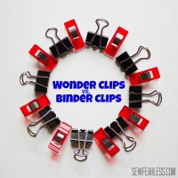 Craft Tools: Wonder Clips vs. Binder Clips