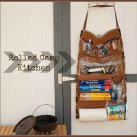 How-To: Rolled Camping Kitchen Organizer