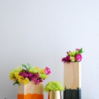 Dip Dyed Vase