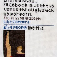 Embroidering Social Media