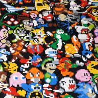 Retro Video Game Lego Mosaic