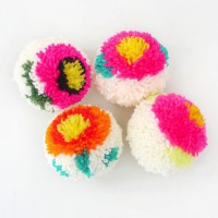 How-To: Pretty Flower Pom-Poms