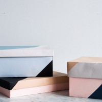 Color Blocked Boxes