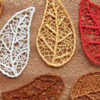 How-To: Needle Lace Skeleton Leaves