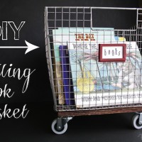 How-To: Rolling Book Storage Basket