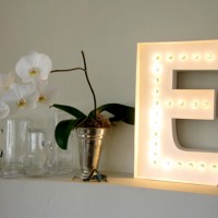 DIY Light-Up Marquee Letter