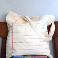 How-To: Embroidered Notebook Tote Bag