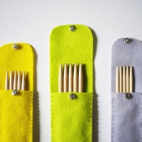 How-To: Felt Knitting Needle Case