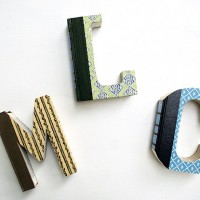 How-To: DIY Book Letters