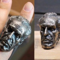 Silver Vincent Price Ring