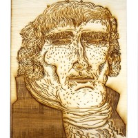 Wood Burned Portraits of U.S. Presidents