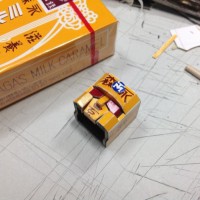 Transforming Papercraft Robot From Caramel Boxes