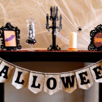 Flashback: Halloween Burlap Bunting