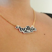 How-To: DIY Typography Pendants