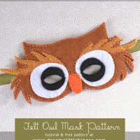 Last-Minute Halloween: Felt Owl Mask