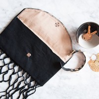 DIY Fringed Clutch