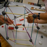 Creating a Knitting Needle Hypercube Shadow