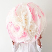 How-To: Giant Coffee Filter Pom-Pom