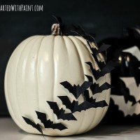 How-To: Bat-Embellished Pumpkins