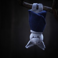 Sleeping Bat Knitting Pattern