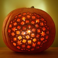 Lasercut Pumpkin Lantern