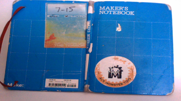 This is What a Filled-up Maker’s Notebook Looks Like