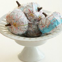 How-To: DIY Map-Covered Pumpkins