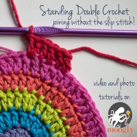 How-To: Changing Colors with Standing Double Crochet