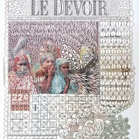 Myriam Dion’s Lace Newspapers