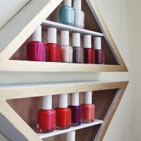 DIY Triangle Shelves