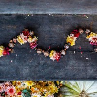 How-To: Fall Flower and Acorn Garland