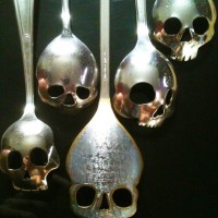 Custom Skull Spoons