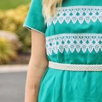 How-To: No-Sew Lace-Embellished Dress