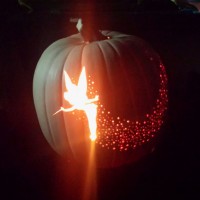 How-To: Tinker Bell Pixie Dust Pumpkin Carving