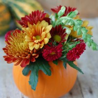 How-To: Floral Thanksgiving Centerpiece