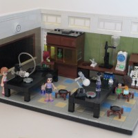 Fan-Built Lego Friends Science Class