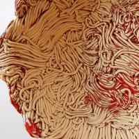 Ceramic Bowl Looks like It’s Made of Spaghetti