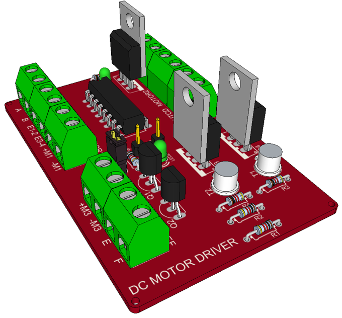 Making a DC Motor Driver With a L293D