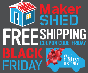 Starting Today: FREE Shipping in the Shed!