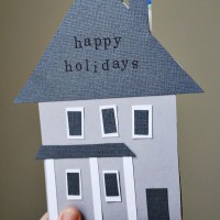 Handmade House Holiday Card